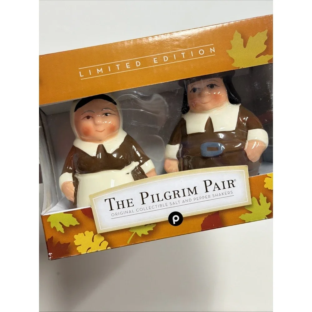 The‎ Pilgrim Pair Salt and Pepper Shakers Set Publix New